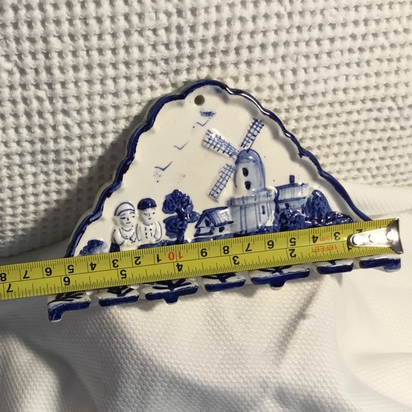 🇳🇱Vintage~Royal Delft Blue Windmill Landscape~Spoon Holder~Ceramic~Holland - Picture 6 of 7